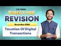 OG Handwritten Revision Session 8 - Taxation Of Digital Transactions | CA Final DT | May'26 & Nov'26