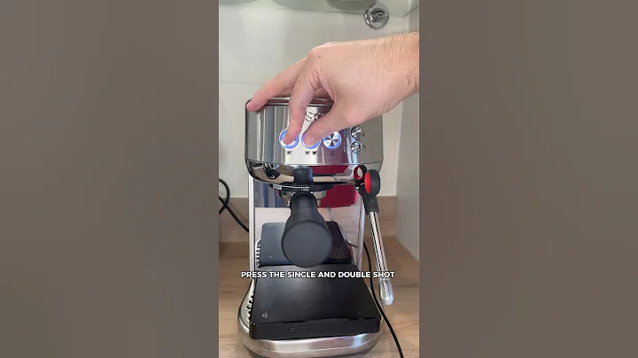 How to adjust sage or breville bambino plus shot volume #coffee #espresso #howto #coffeetime