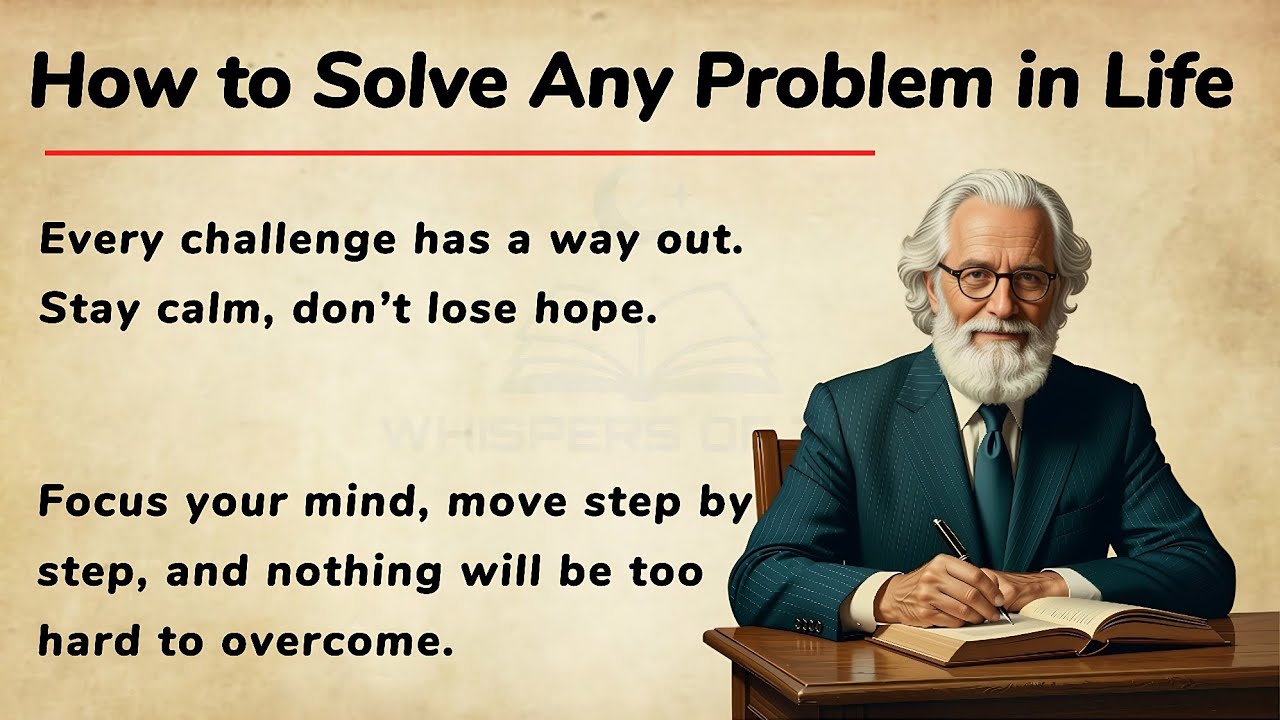 How to Solve Any Problem in Life 🔥 | Think Clear, Stay Strong, Win Every Time | Graded Reader ✅