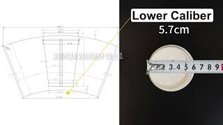 Britain 12Oz Ocm12 Simple Model Ultrasonic Paper Cup Machine With Myc-D Cup Sleeve Machine Case