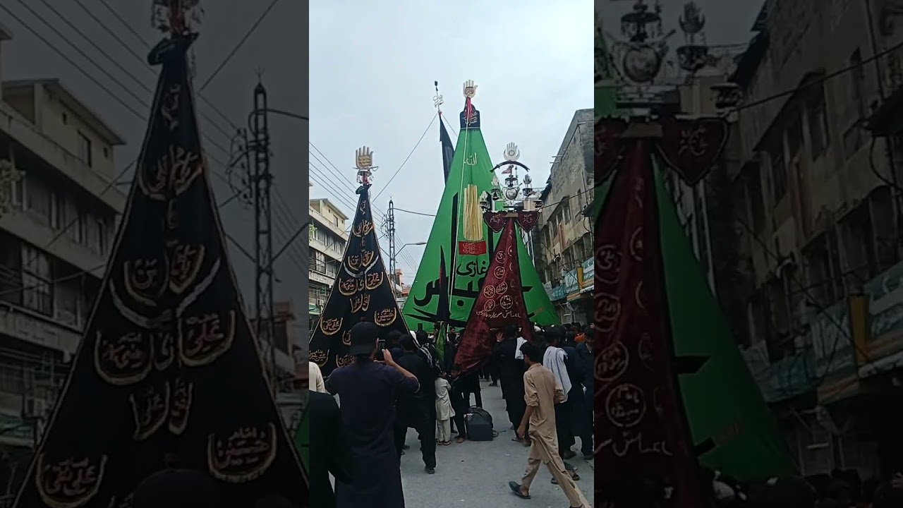 10 Muharram 2025 (Ashura) Juloos in Raja Bazar, Rawalpindi