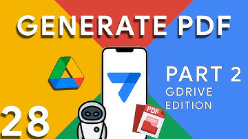 Appsheet Episode 28: How to generate PDF and access directly from the app. (Google Drive Edition)