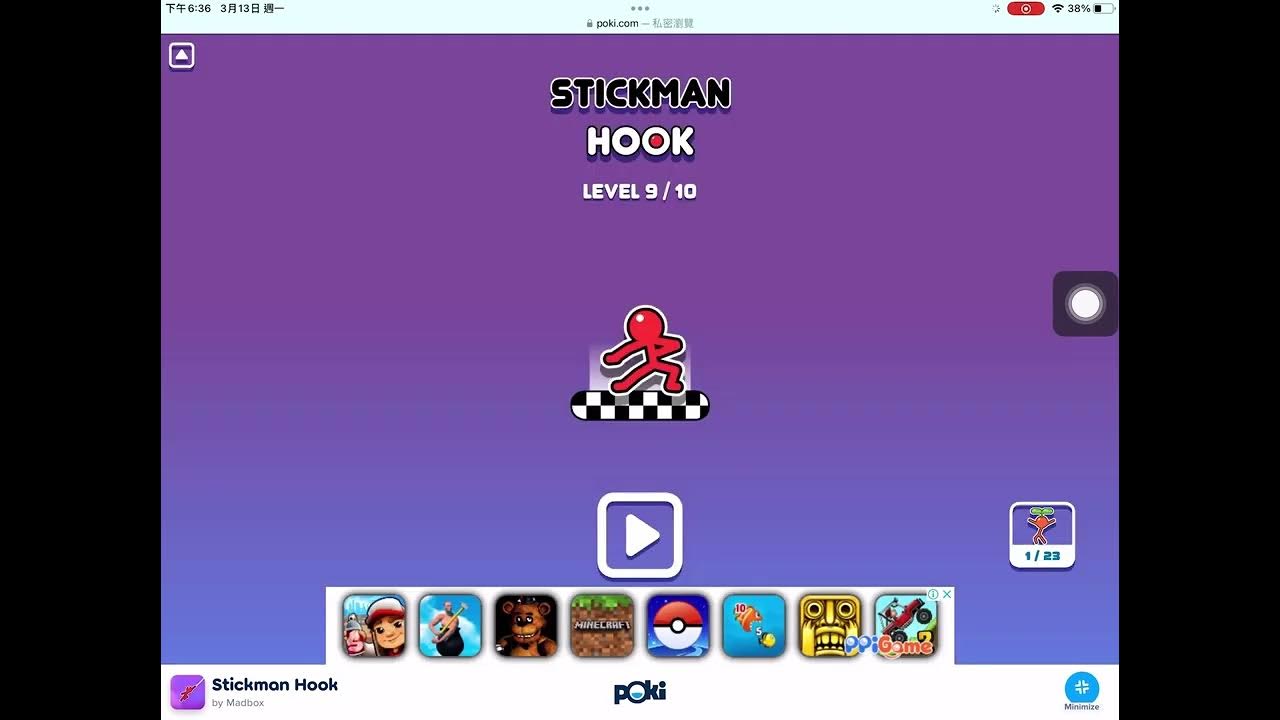 STICKMAN HOOK Play Stickman Hook on Poki.com 