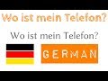 Wo ist mein Telefon? - 1 Frage - 50 Antworten - Deutsch lernen - A1 (F&A7)