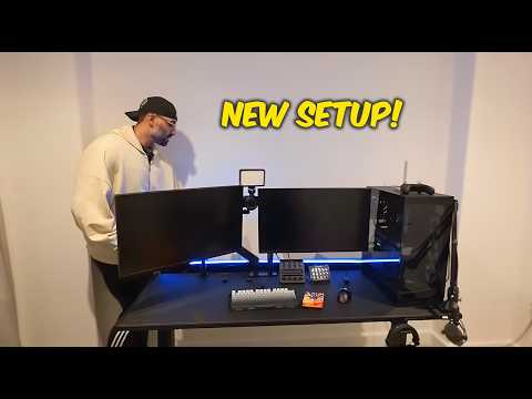 I Moved Out! Live Building my new SETUP!