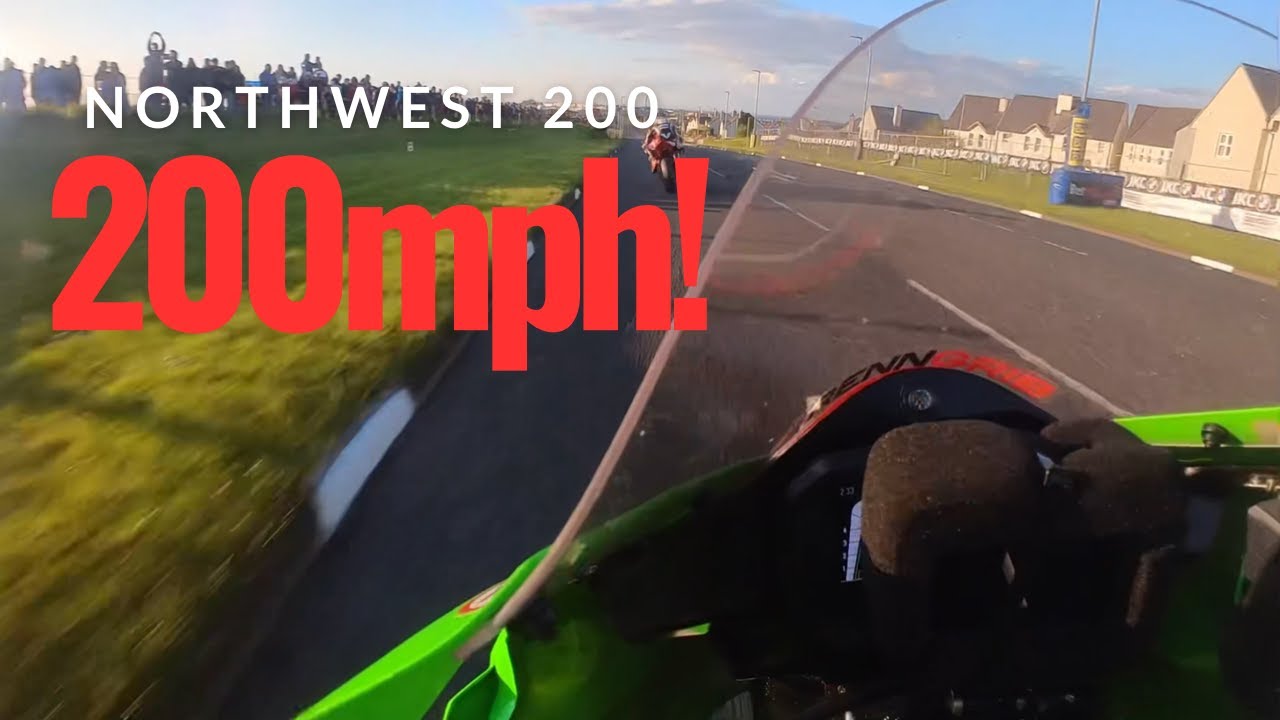 Northwest 200 - Onboard Lukas Maurer ZX-10R