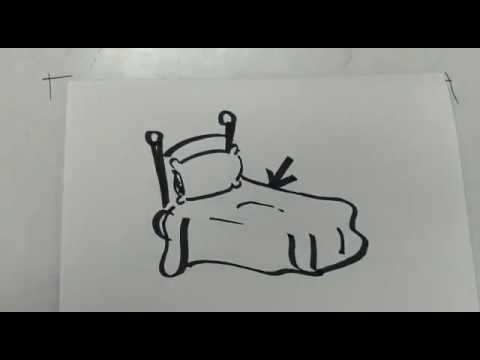 How to draw a bed sheet?  படுக்கை விரிப்பு வரைவது எப்படி? ( Drawing lessons for beginners  )