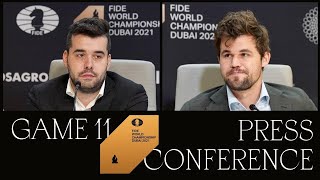 Press Conference after Game 11 | FIDE World Championship Match 2021 |