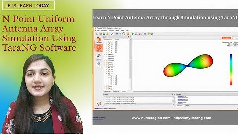 Episode 6 N point Uniform Antenna Array Simulation Using  TaraNG Software