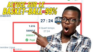 Paris sportifs: Astuce Basketball pour gagner des millions sur 1xbet en 2024 99%