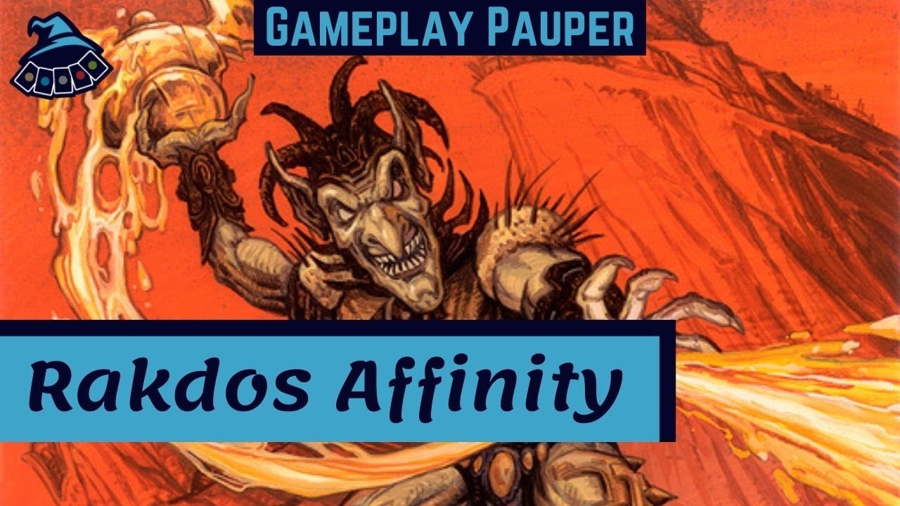  GAMEPLAY PAUPER Rakdos Affinity YouTube