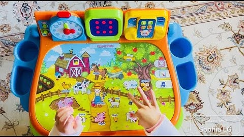 Kid Fun Learning: Vtech Touch and Learn Activity Desk: Farm Animals (Sophia LG age 4)