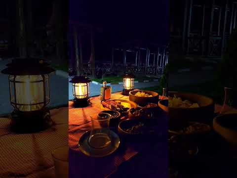 Kamp akşamı bir başka güzel