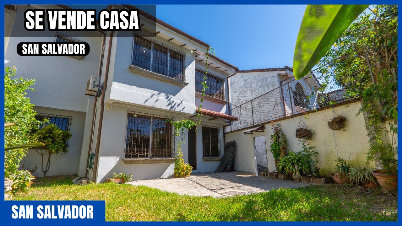 UBICACIÓN ESTRATÉGICA 🏡 | CASA EN San Salvador CERCA DEL BULEVAR CONSTITUCIÓN