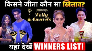 Indian Telly Awards 2023 Check Out Here Winners List 