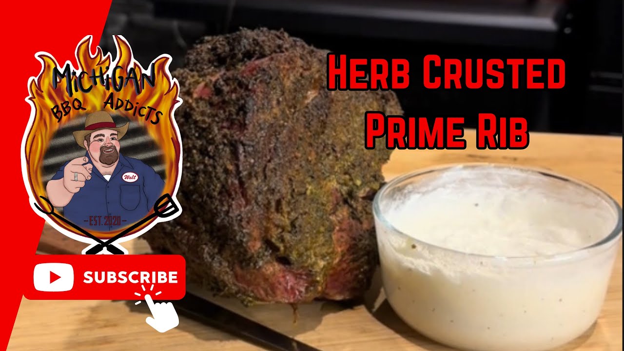 Herb Crusted Prime Rib | Michigan BBQ Addicts