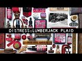 Tim Holtz Distress Lumberjack Plaid