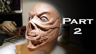 Sculpting A Cosplay Mask In Monster Clay Pt.2