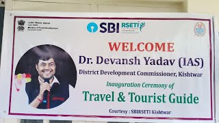 Dc Kishtwar Inaugurated Training Programme On Travel And Tourist Guide Under Sankalp For 32 Youth