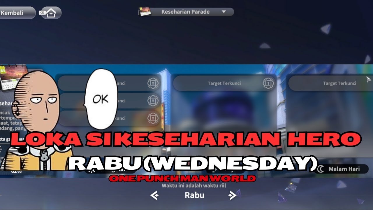 Wednesday Rabu Rabu/Wednesday 〕ALL LOCATION KESEHARIAN PARADE HERO | PAGI-SORE-MALAM ...