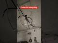electric wiring for model kitchen with dining room #indoorlighting #electrician