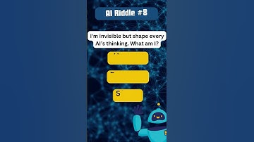 How Smart Are You in AI? Take This 10-Second Riddle! 💡 #shorts