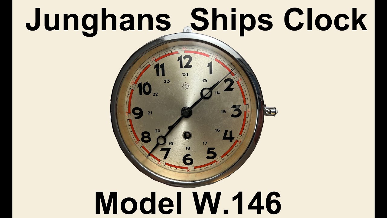 Junghans W146 Ships Clock movement Restore for Ron from Iowa 89 YouTube