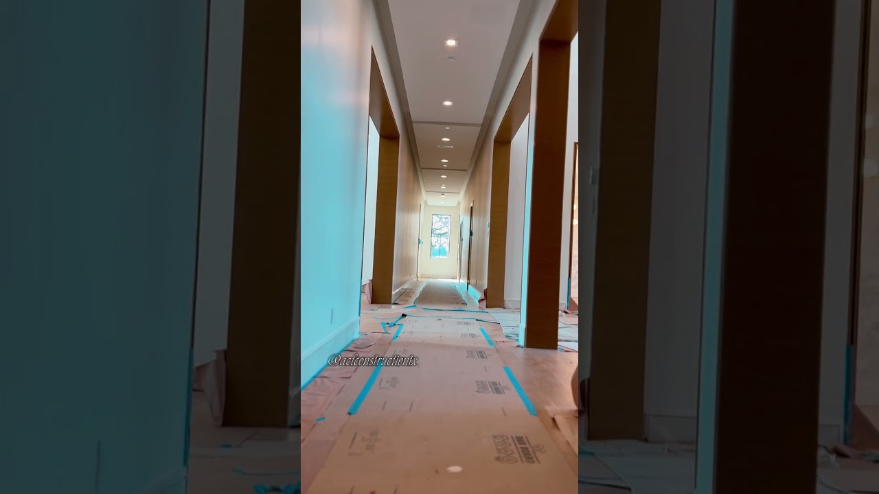 Custom wall paneling