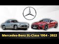 Mercedesbenz slclass evolution 1954  2022  mercedesbenz slclass then and now