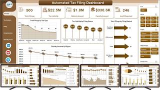 Automated Tax Filing Dashboard in Excel