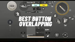 how to overlap buttons in pubg mobile 😎button overlapping