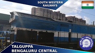 Chasing Train Bengaluru Central Talguppa InterCity Express | Train Numbers  20651 20652