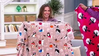 Berkshire Velvetsoft Halloween 60X70 Throw on QVC