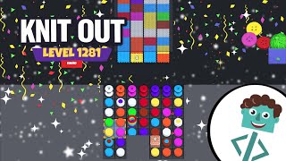 Knit Out Level 1281 | Hard | Walkthrough | No Boosters