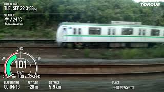 JR東日本E231系 常磐線 柏→松戸 TORQUE G04 Basicモード