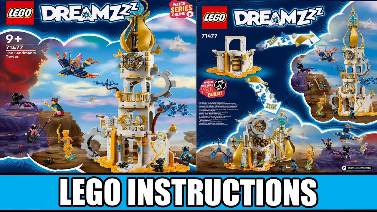 アトラクションズ LEGO Instructions - Dreamzzz - 71477 - The Sandman's Tower - YouTube