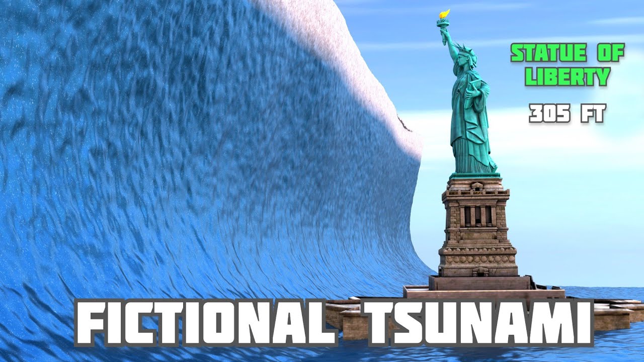 Fictional TSUNAMI Height Comparison On The Earth YouTube Fictional TSUNAMI Height Comparison On The Earth YouTube