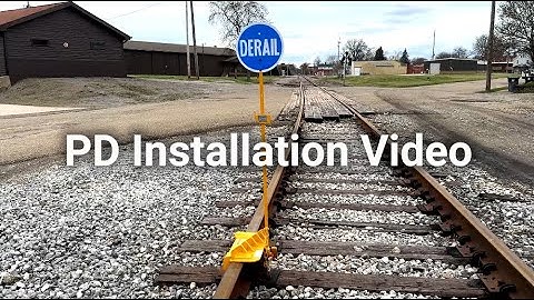 Portable Derail Installation