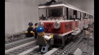 Graffiti train (Lego animation by Graffiti production)
