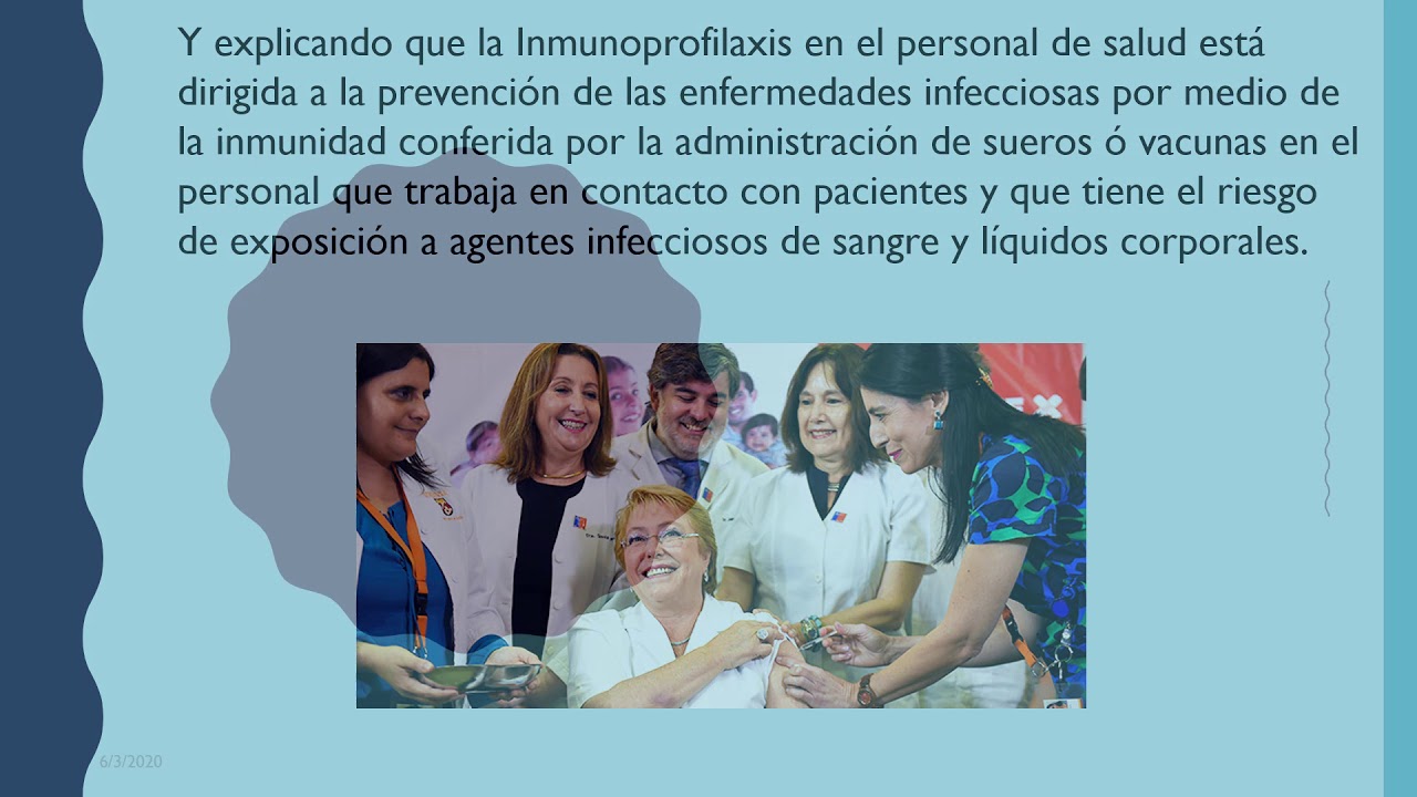 Inmunoprofilaxis En El Personal De Salud