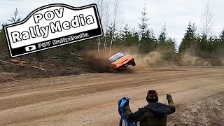 Imatra Ralli 2024 | EK3 Crash & Action | POV RallyMedia