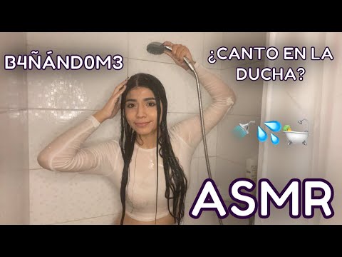 ASMR ESPAÑOL / ASMR pero LAVÁNDOME EL CABELLO / ME doy un B4Ñ0 / SALE MAL