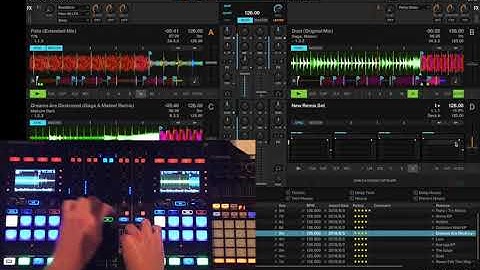Mid August 1 hour of techno using Traktor Pro 3, Traktor Kontrol S5, and F1