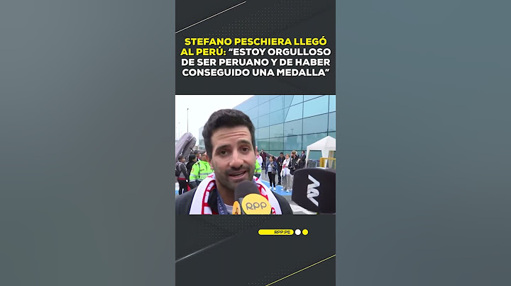 Stefano Peschiera llegó al Perú: "Estoy orgulloso de ser peruano" | DESPACHO