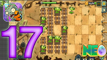 Plants vs Zombies 2: Gameplay Walkthrough Part 17 - Wild West Level 1 - 5 (iOS, Android)