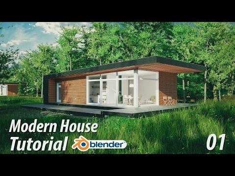 create-a-modern-house-:-blender-tutorial-:-1-of-3