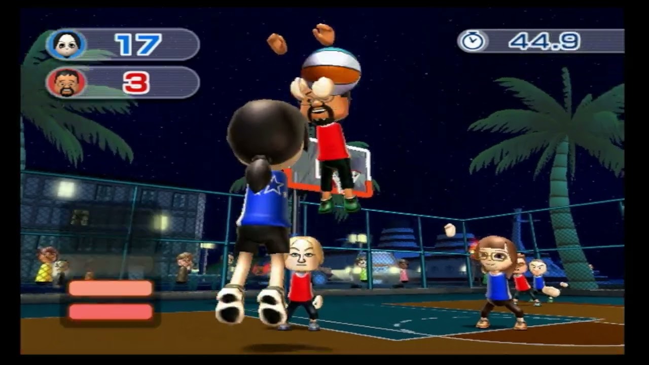 Wii Sports Resort - Basketball Airi vs. Kentaro (2500)