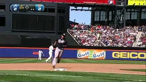 2012/04/07 Prado's two-run homer