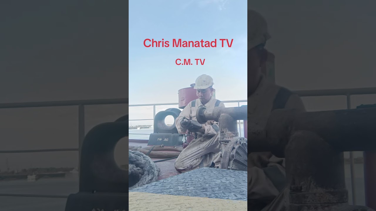 Sano nag work onboard open fresh water tanks 