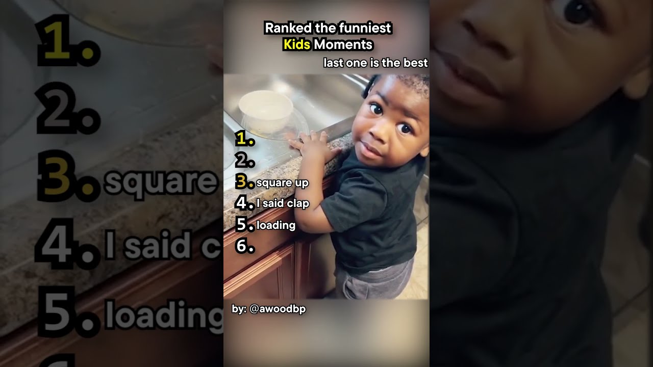 Ranked The FUNNIEST Kids Moments